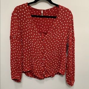 Amuse society aria blouse